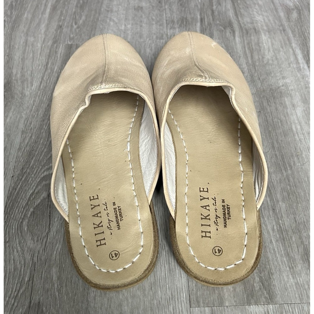 Quality Leather‎ Clog Sandals Women Size 9 EU 41 Handmade In Turkey